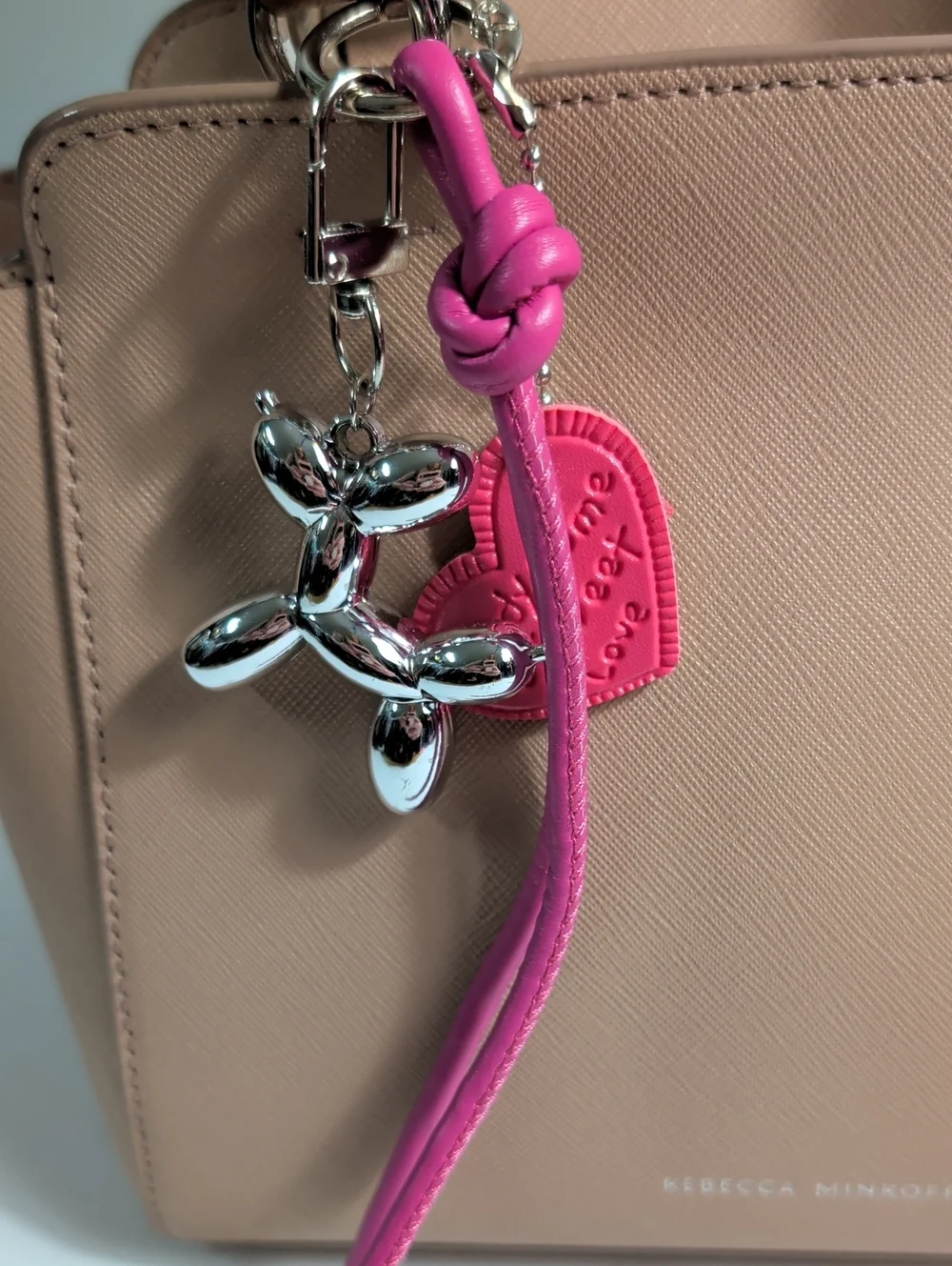 Rebecca Minkoff Blush Pink Mini Tote & Crossbody Bag